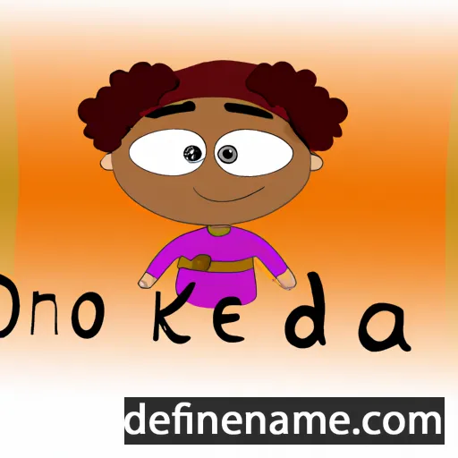 cartoon of the name Ondreika