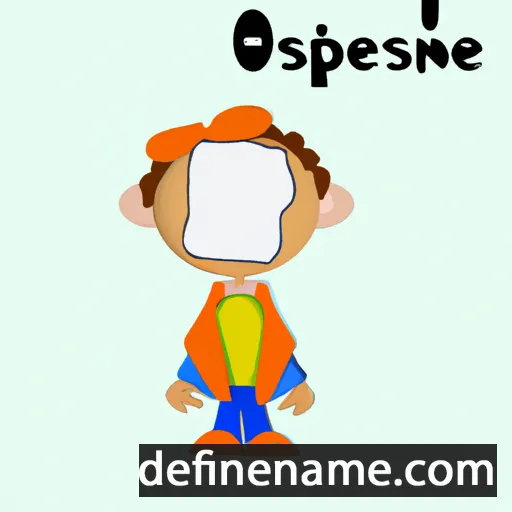 cartoon of the name Onésipe