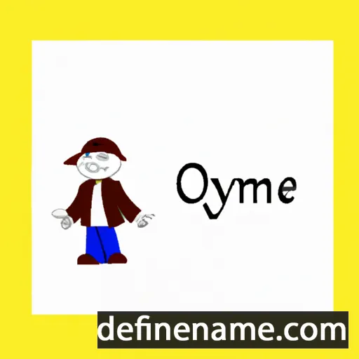 Onésyme cartoon