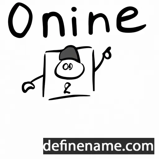 cartoon of the name Onézime