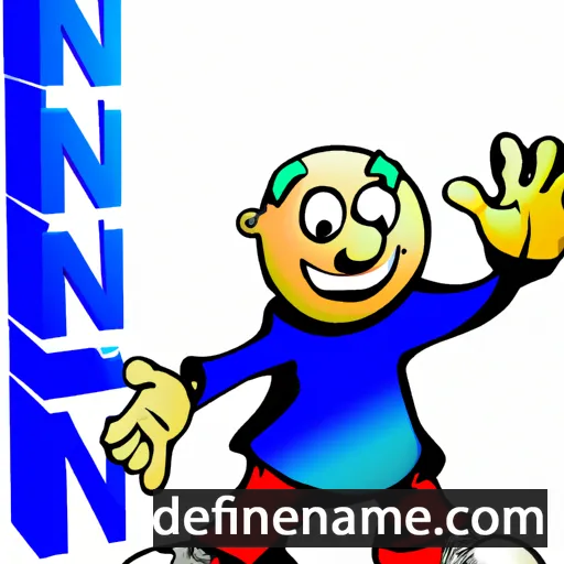 cartoon of the name Onen