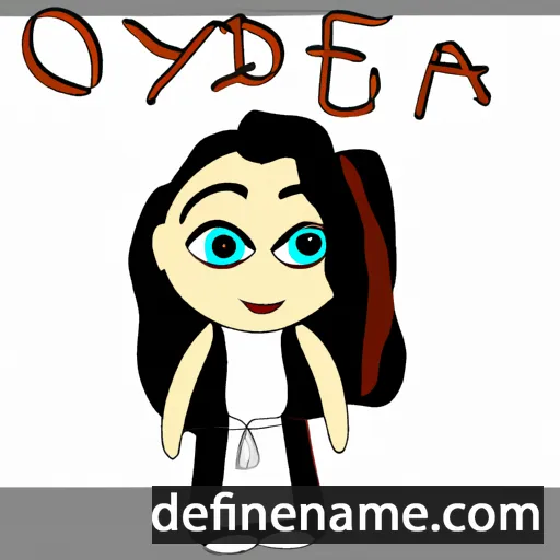 cartoon of the name Oneyda