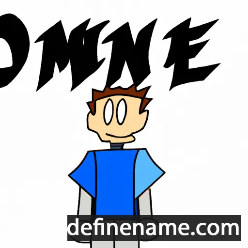 cartoon of the name Onezime