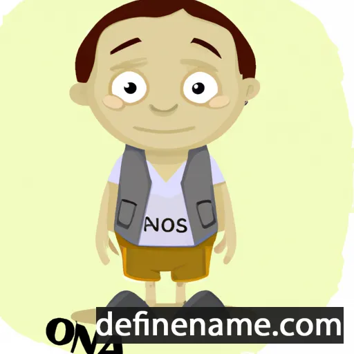 cartoon of the name Onias