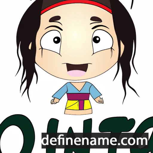 cartoon of the name Onita