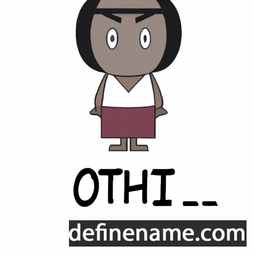 cartoon of the name Onitah