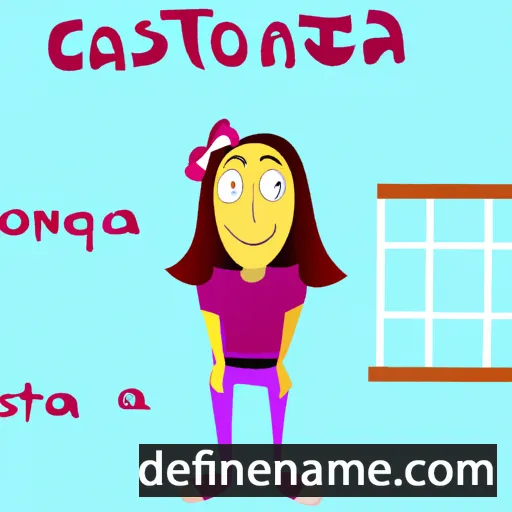 cartoon of the name Onnastasia