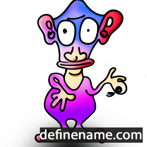 cartoon of the name Onne