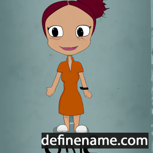 cartoon of the name Onnea