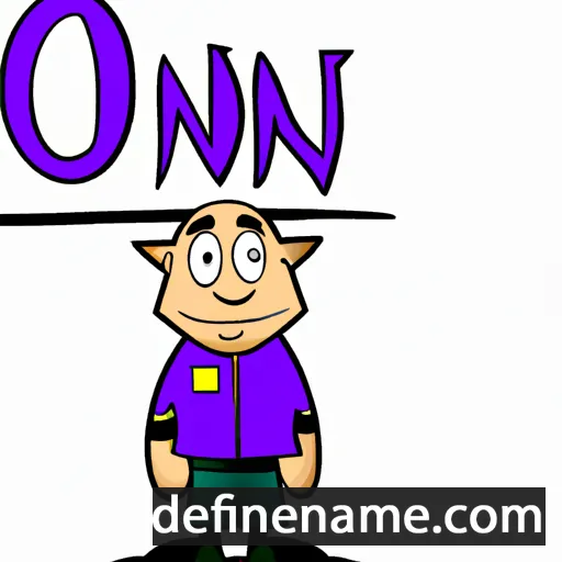 cartoon of the name Onnor