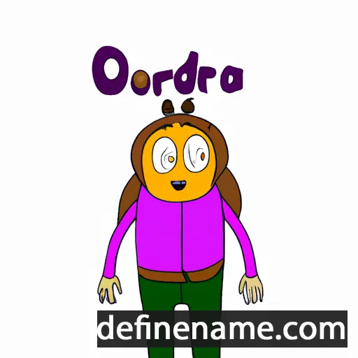 cartoon of the name Onorada