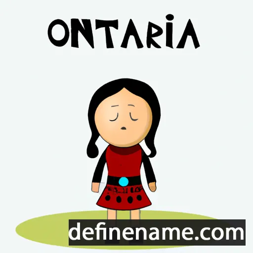 cartoon of the name Onorata