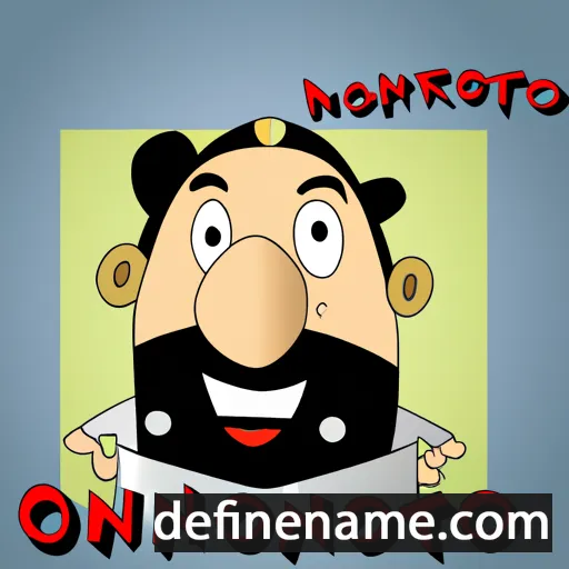 cartoon of the name Onorato