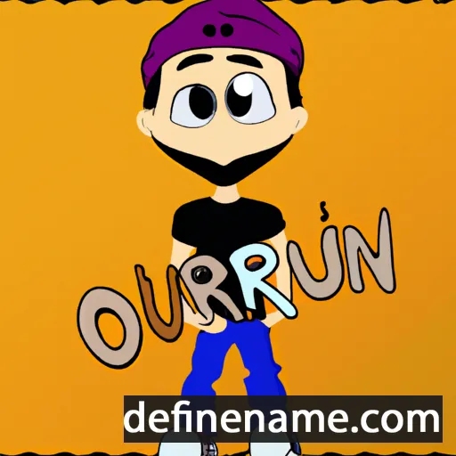 cartoon of the name Onurhan