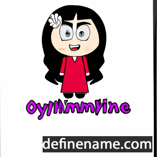 cartoon of the name Oomihlynne