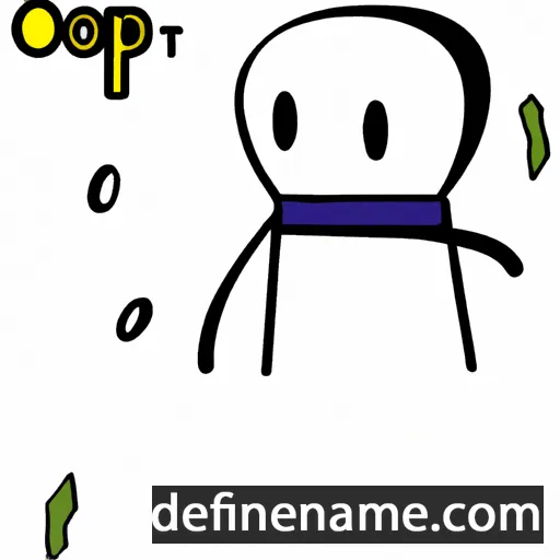 cartoon of the name Opat