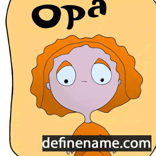 Opha cartoon