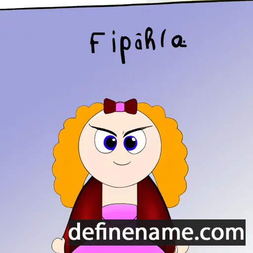 cartoon of the name Ophilia