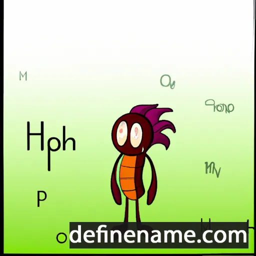 cartoon of the name Ophion