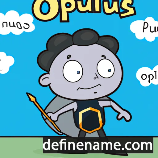 cartoon of the name Ophius