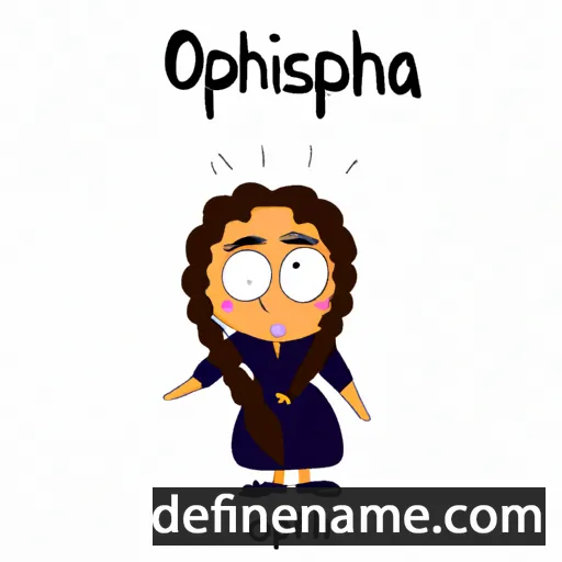 cartoon of the name Opishtha