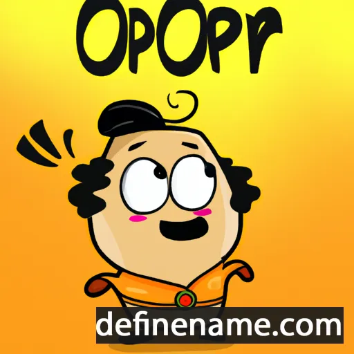 Opor cartoon