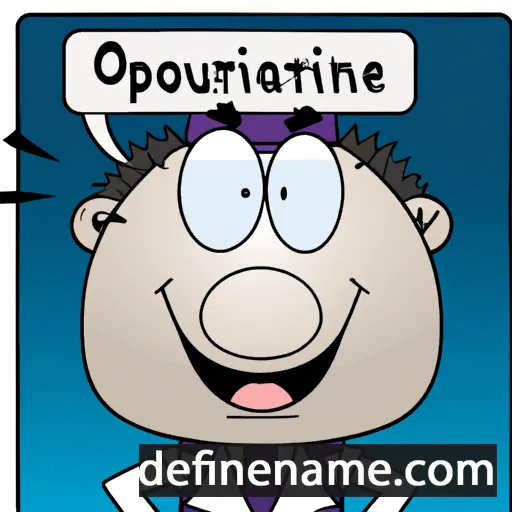 cartoon of the name Opportune