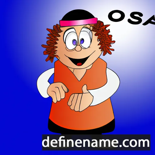 cartoon of the name Opsiba