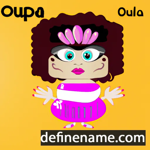 cartoon of the name Opula