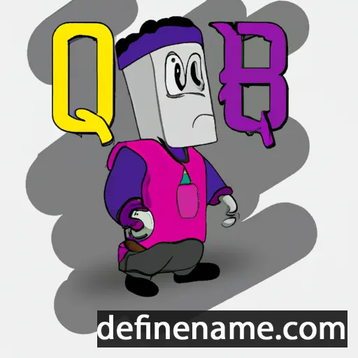 cartoon of the name Oqub