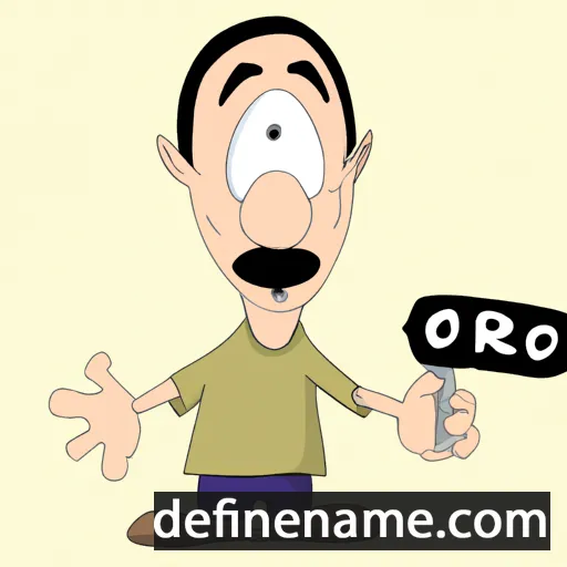 Oracio cartoon