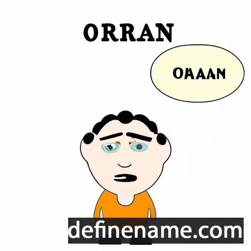 Orahan cartoon