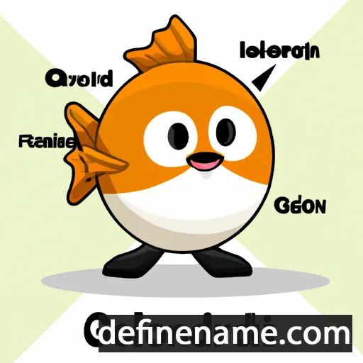 cartoon of the name Oranda