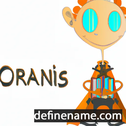 cartoon of the name Orannis