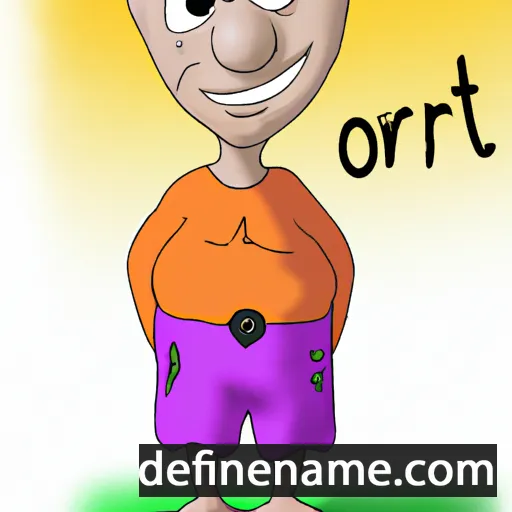 cartoon of the name Orarat