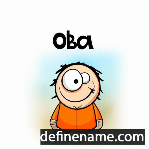 cartoon of the name Orba