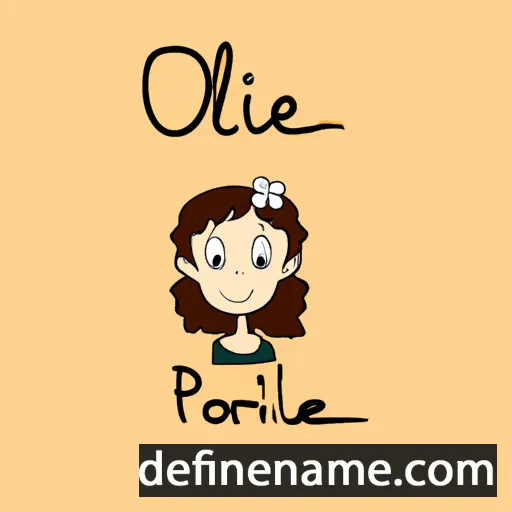 cartoon of the name Orélie