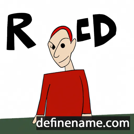 cartoon of the name Ored