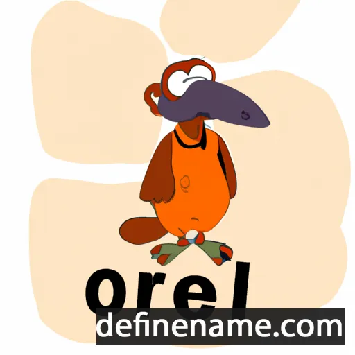 cartoon of the name Orel