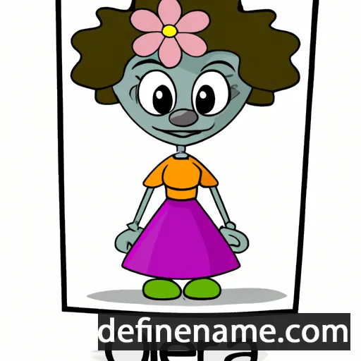 cartoon of the name Orella