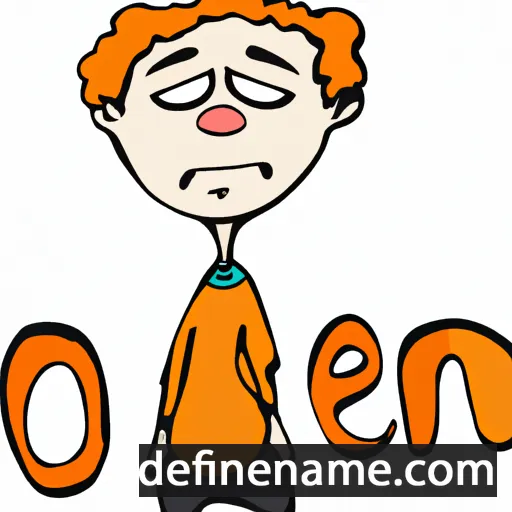 cartoon of the name Oren