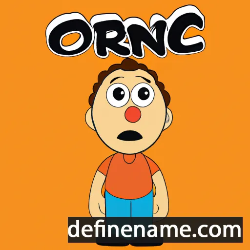 cartoon of the name Orenç