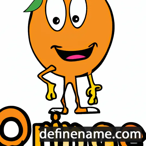 Orenge cartoon