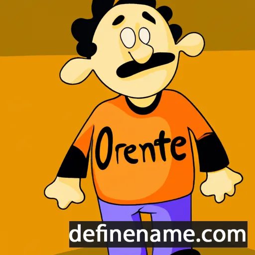 cartoon of the name Orente