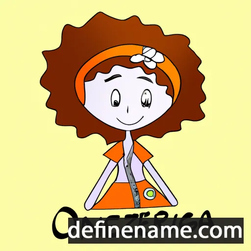 cartoon of the name Orenzia