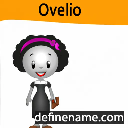 cartoon of the name Oreoluwa