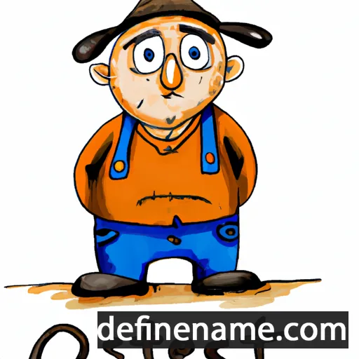 cartoon of the name Oresti