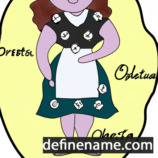 cartoon of the name Orestina