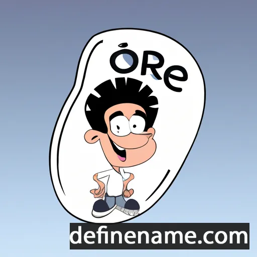 cartoon of the name Orfeu