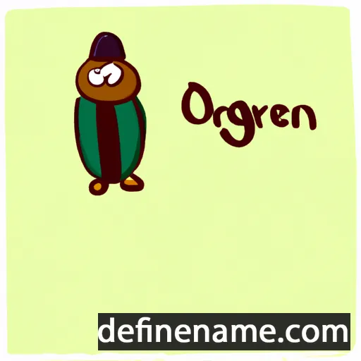 Orgent cartoon